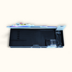 Black 3D Astronaut Pencil Case with Multiple Compartments.