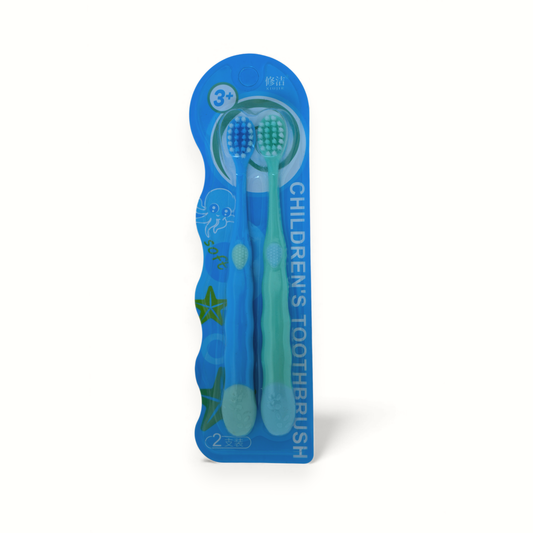 Kids Toothbrush (3+ Years), soft bristles. Pack of 2