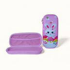 Cute Bunny 3D Stationery Box Fabric Surface.