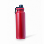 Stainless Steel Double Walled Insulated Water Bottle, 1000ml. 8hrs Hot and 24hrs Cold, Pack of 1.