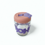 Mini Juice Sipper with Glass straw, Random Color with 350ml, Pack of 1.