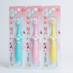 Cute Cat Paw Kids’ Toothbrush (2+ Years) - Single Brush