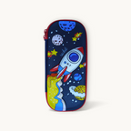 Space Rocket 3D Stationery Box Fabric Surface.