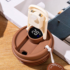 Temperature Stainless Steel Insulated Mug with Display 500ml, Pack of 1.