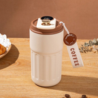 Temperature Stainless Steel Insulated Mug with Display 500ml, Pack of 1.