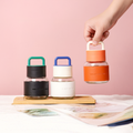 Pack of 2 Travel Water & Tablet Cup, Juice or kitchen Storage with Random Color.