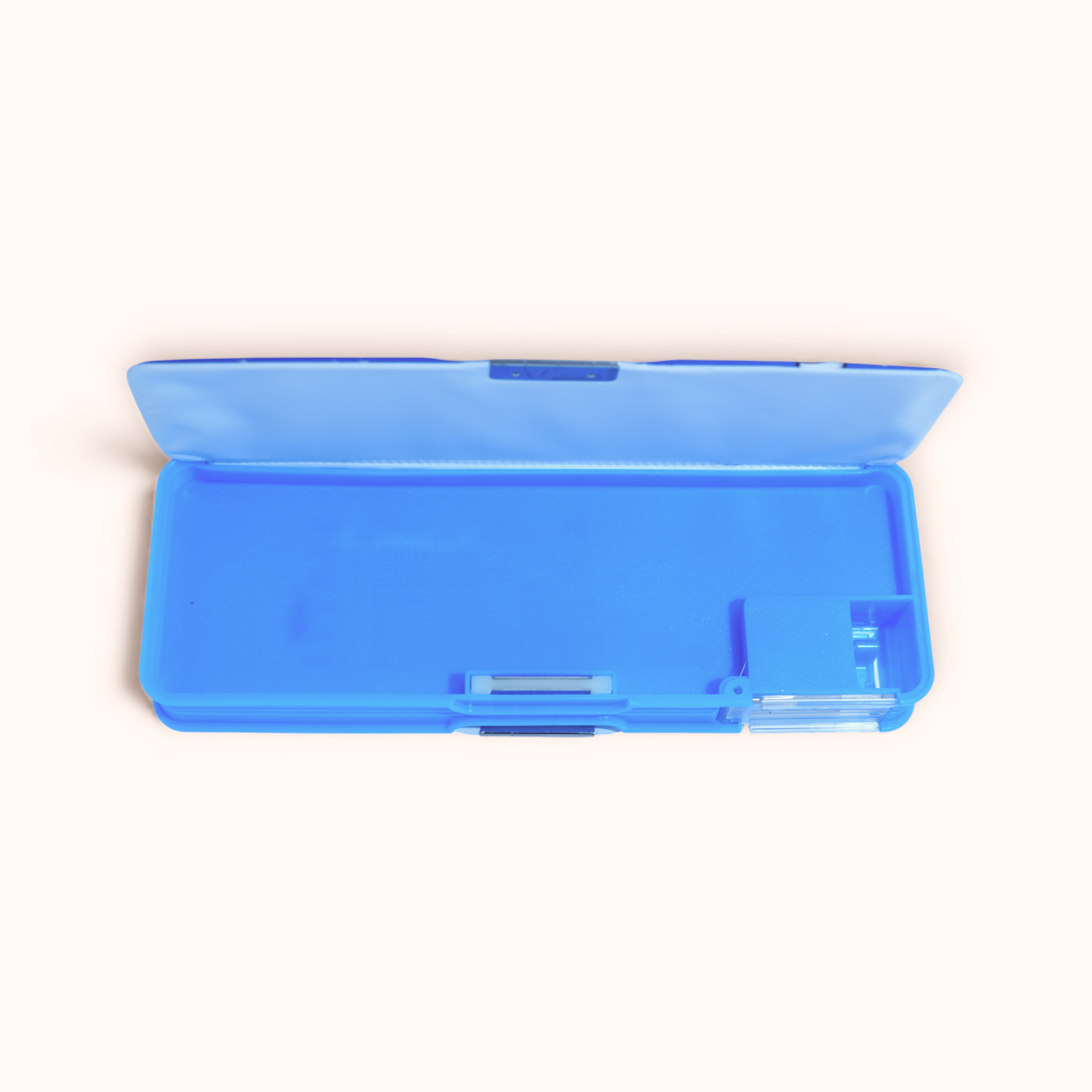Multi-Compartment Pencil Box - Blue Astronaut