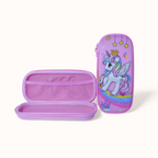 Unicorn 3D Stationery Box Fabric Surface.